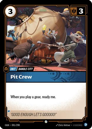 Pit Crew (091) Foil - Origins