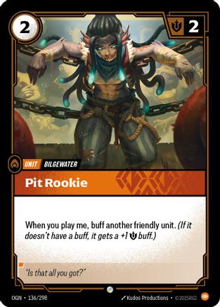 Pit Rookie (136) - Origins