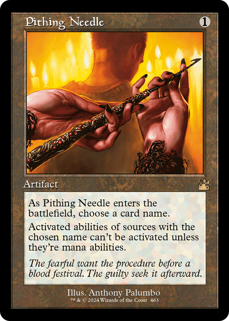 Pithing Needle (Retro) (463) - Ravnica Remastered