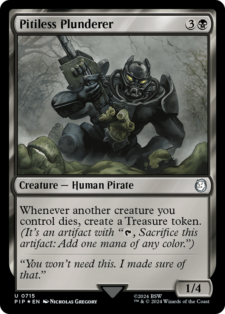 Pitiless Plunderer (715) Surge Foil - Fallout