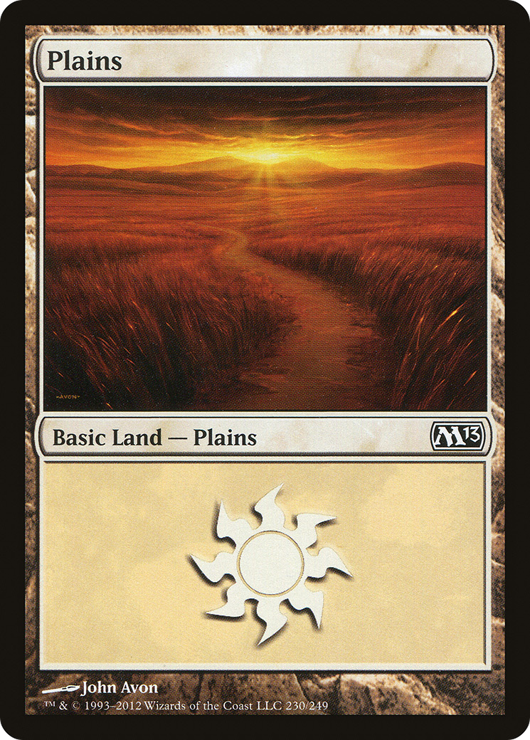 Plains (230) Foil - Magic 2013