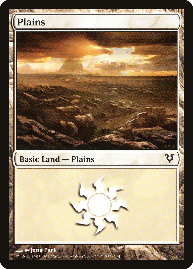 Plains (231) Foil - Avacyn Restored