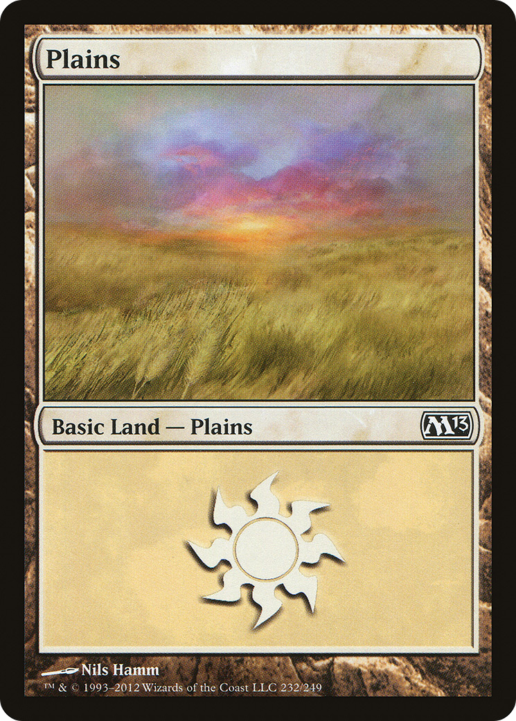 Plains (232) Foil - Magic 2013