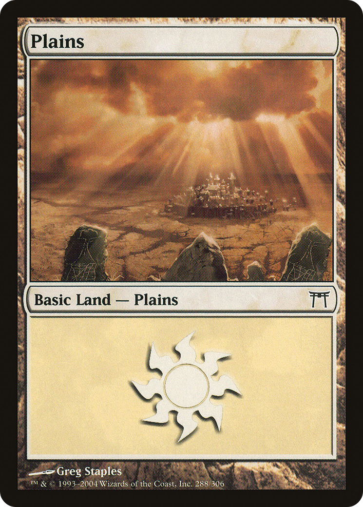 Plains (288) Foil - Champions of Kamigawa