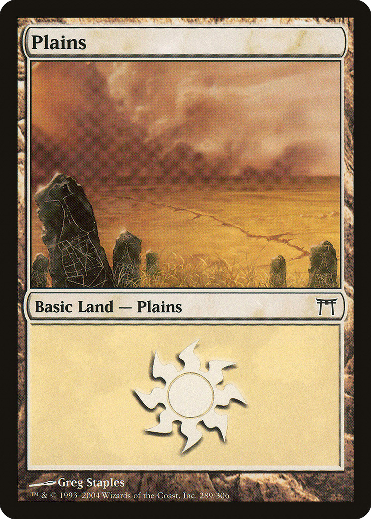 Plains (289) Foil - Champions of Kamigawa
