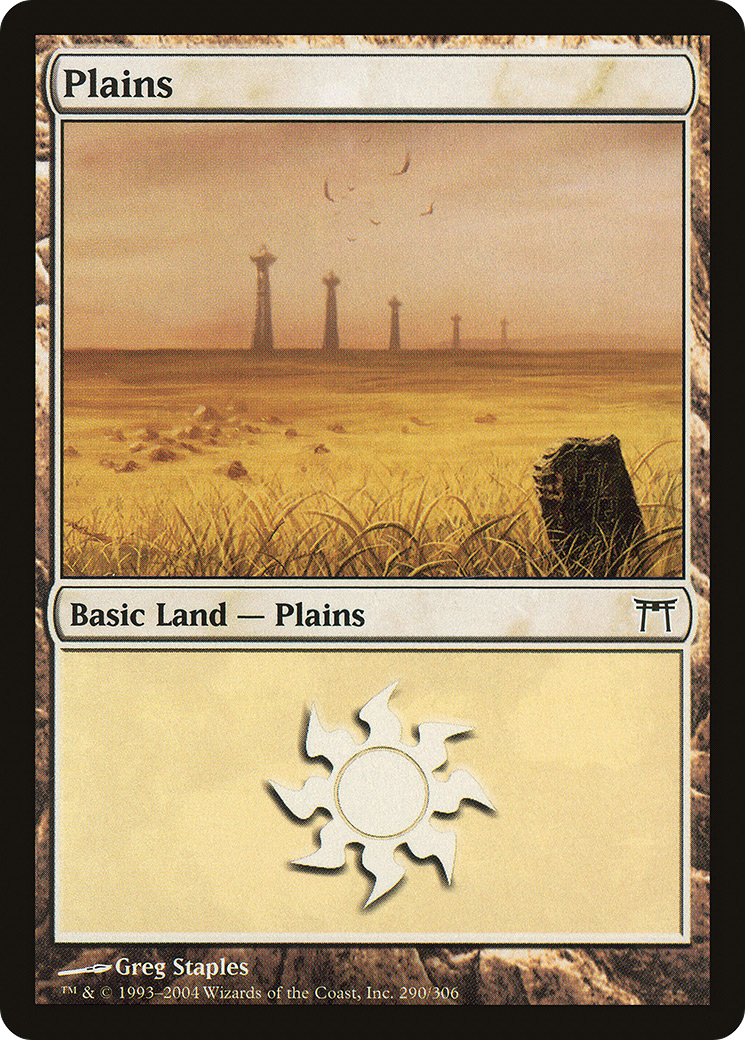 Plains (290) Foil - Champions of Kamigawa