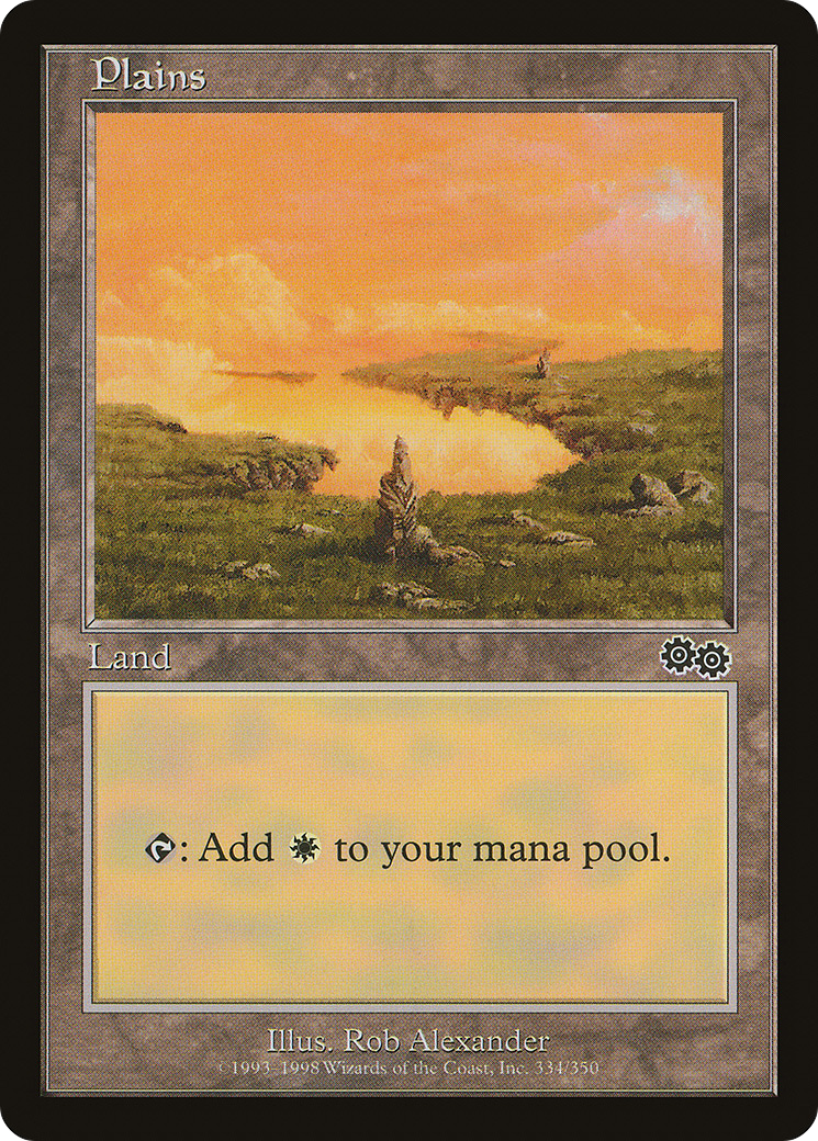 Plains (334) - Urza's Saga