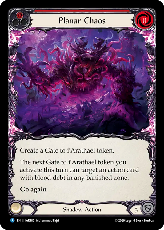 Planar Chaos (Red) (IAR180) - Usurp the Shadow Throne