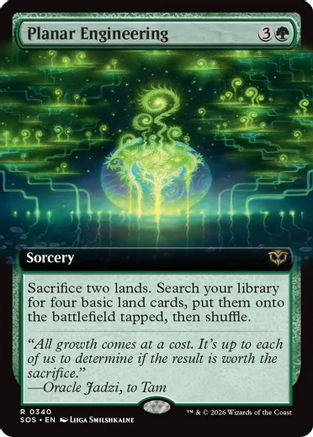 Planar Engineering (Extended Art) (340) - Secrets of Strixhaven