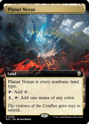 Planar Nexus (Extended Art) (080) Ripple Foil - Commander: Modern Horizons 3