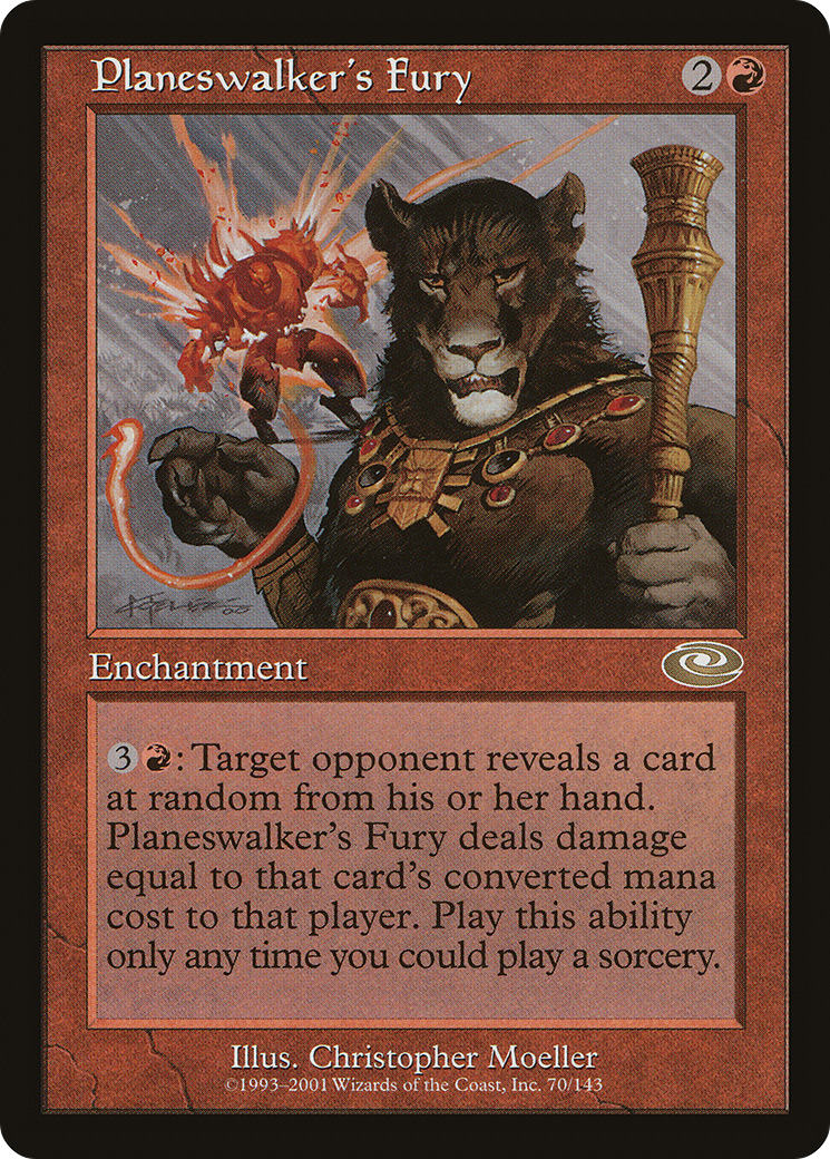Planeswalker's Fury (070) Foil - Planeshift