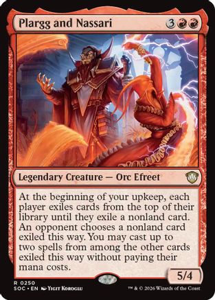 Plargg and Nassari (250) - Commander: Secrets of Strixhaven