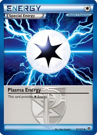 Plasma Energy (Team Plasma) (91) Reverse Holofoil - Plasma Blast