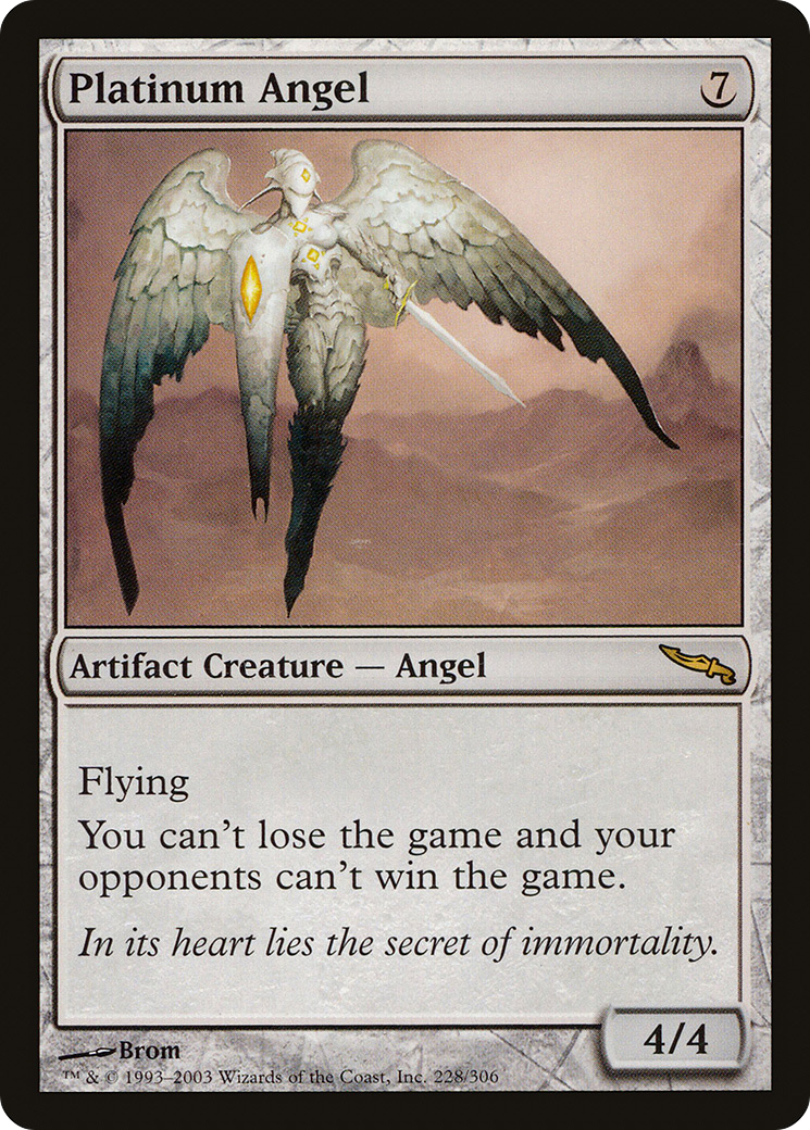 Platinum Angel (228) Foil - Mirrodin