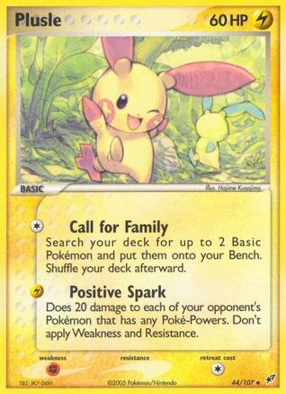 Plusle (44) Reverse Holofoil - Deoxys