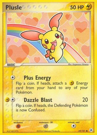 Plusle (69) Reverse Holofoil - Hidden Legends