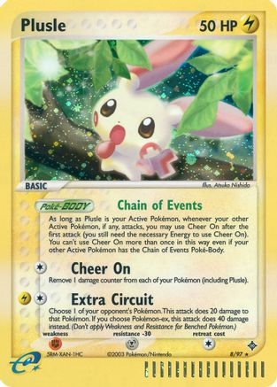 Plusle (8) Holofoil - Dragon