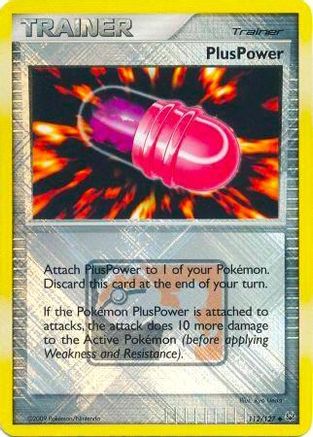 PlusPower (League Promo) (112) Reverse Holofoil - League & Championship Cards