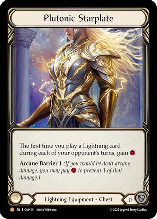 Plutonic Starplate (OMN141) Cold Foil - Omens of the Third Age