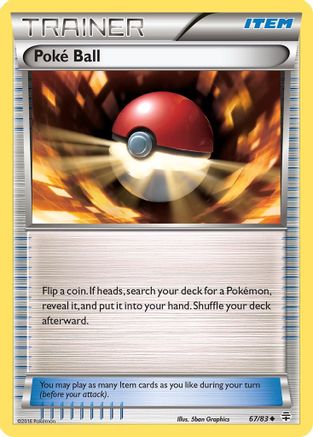 Poke Ball (67) Reverse Holofoil - Generations