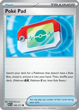 Poke Pad (198) Reverse Holofoil - Ascended Heroes