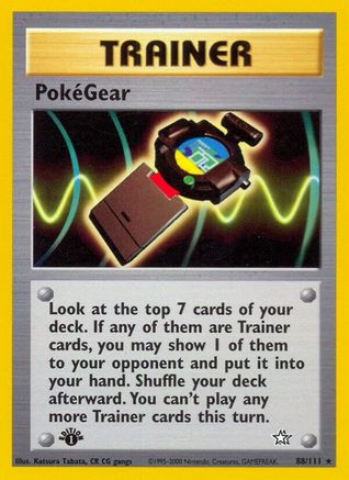 PokeGear (88) (1st Edition) - Neo Genesis