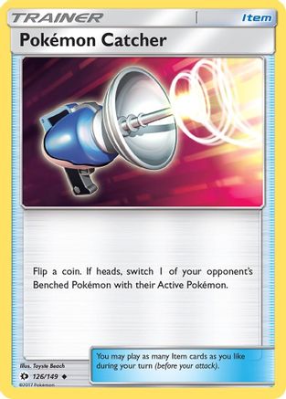 Pokemon Catcher (126) Reverse Holofoil - Sun & Moon