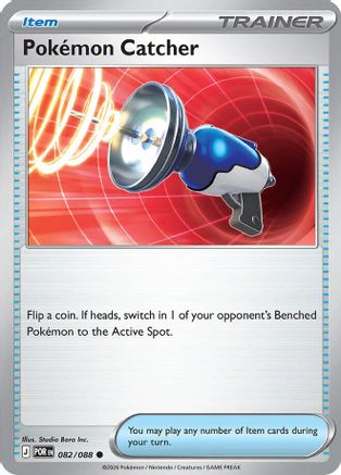 Pokemon Catcher (82) Reverse Holofoil - Perfect Order