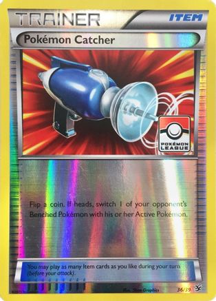 Pokemon Catcher (Pokemon League) (36) Reverse Holofoil - Kalos Starter Set