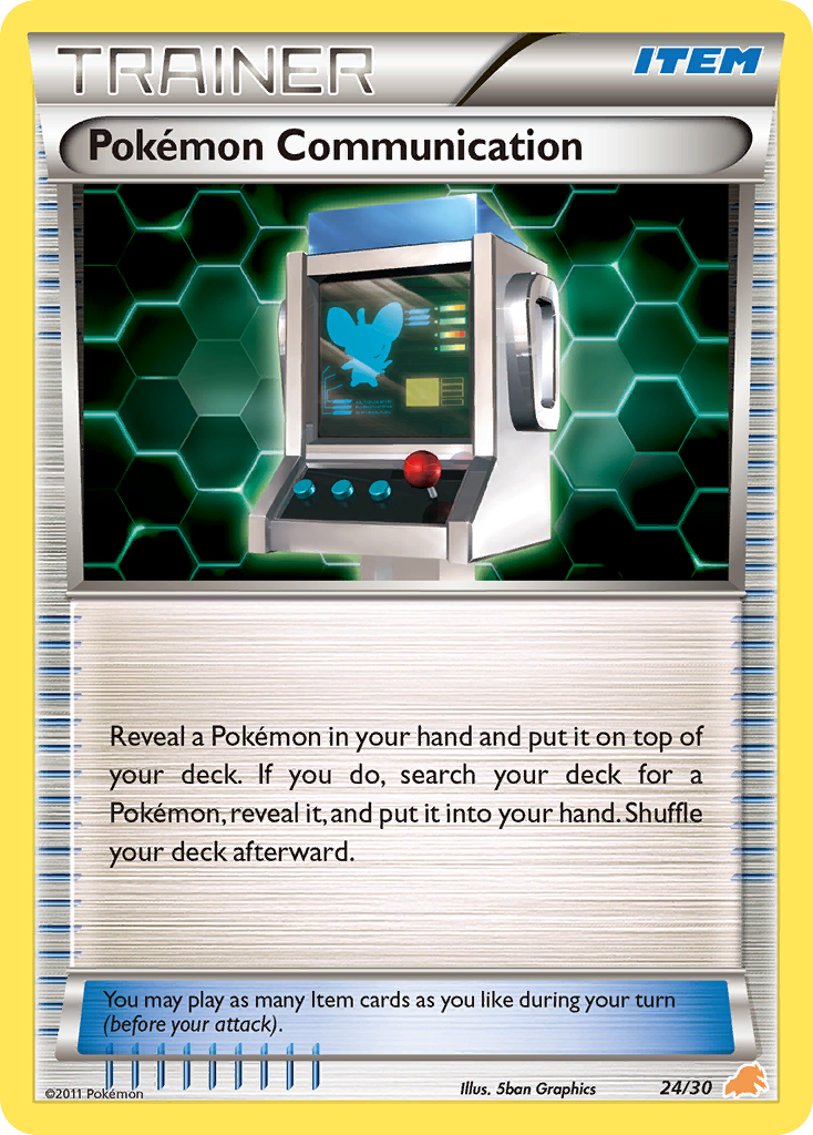 Pokemon Communication (Excadrill) (24) - Trainer Kit: Excadrill & Zoroark