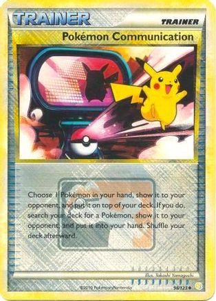 Pokemon Communication (League Promo) (98) Reverse Holofoil - League & Championship Cards