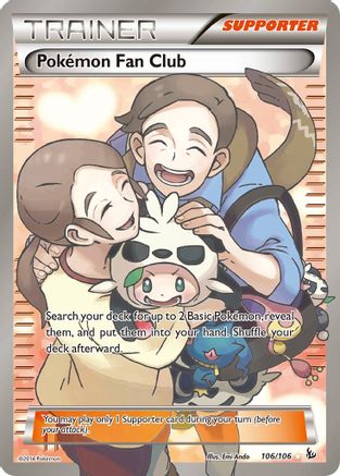 Pokemon Fan Club (Full Art) (106) Holofoil - Flashfire