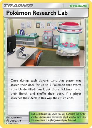 Pokemon Research Lab (205) Reverse Holofoil - Unified Minds