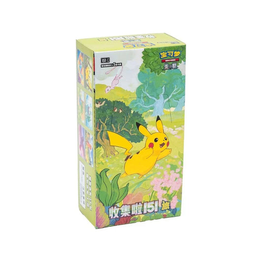 Pokémon TCG: Collect 151: Journey - Slim Booster Box (Simplified Chinese)
