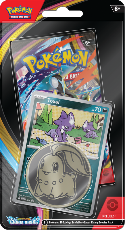 Pokémon TCG: Mega Evolution - Chaos Rising Checklane Blister