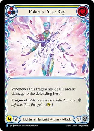 Polarus Pulse Ray (Yellow) (OMN010) Rainbow Foil - Omens of the Third Age