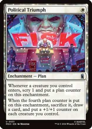 Political Triumph (031) Foil - Marvel Super Heroes