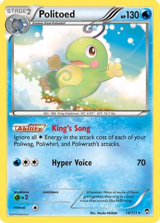 Politoed (18) - Furious Fists
