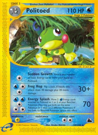 Politoed (25) - Skyridge