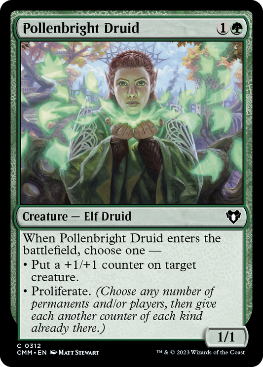 Pollenbright Druid (312) - Commander Masters