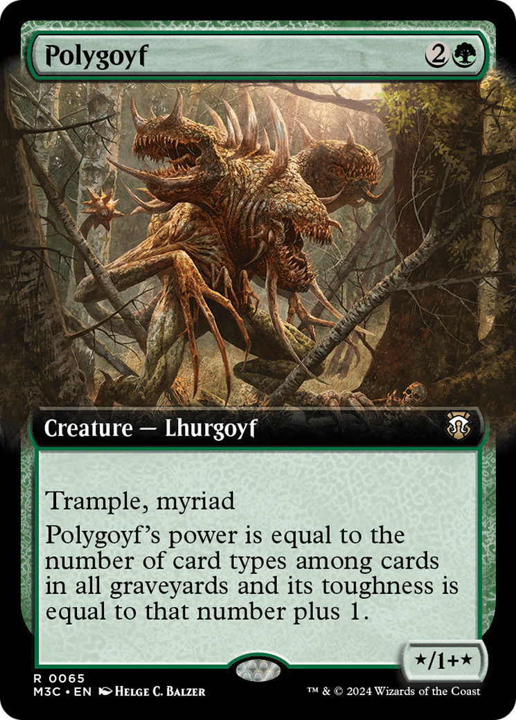 Polygoyf (Extended Art) (065) - Commander: Modern Horizons 3