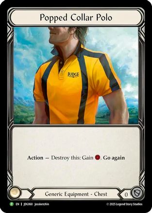 Popped Collar Polo (JDG060) Cold Foil - Flesh and Blood: Promo Cards