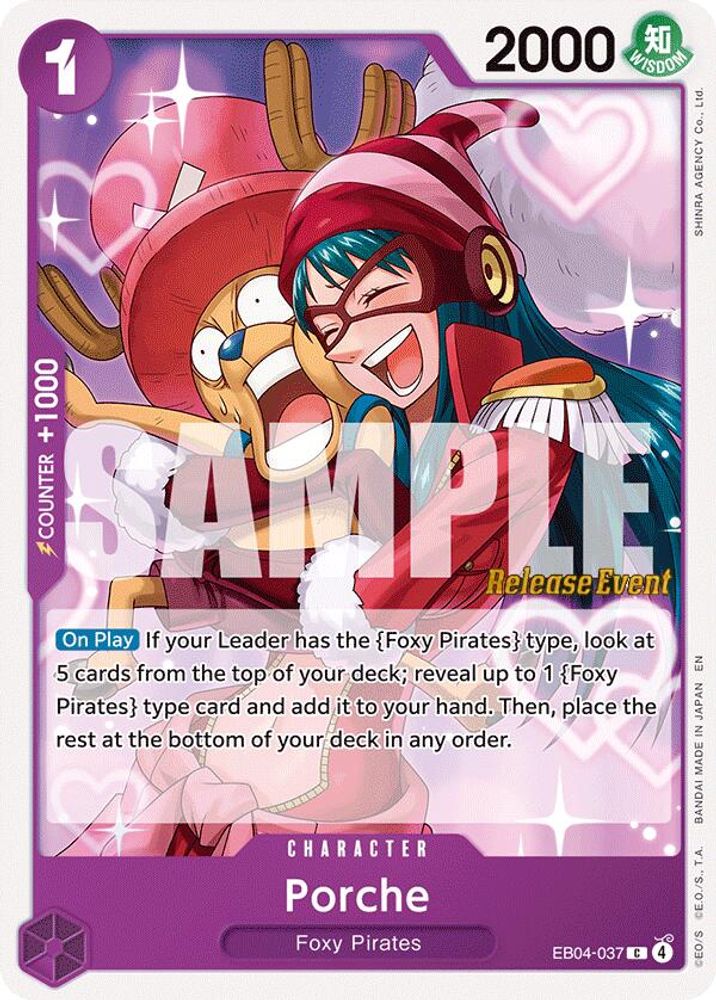 Porche (EB04-037) Release Event Cards