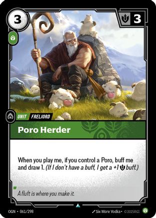 Poro Herder (061) Foil - Origins