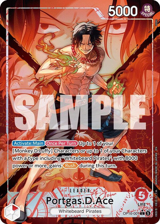 Portgas.D.Ace (Alternate Art) (OP16-001) Foil