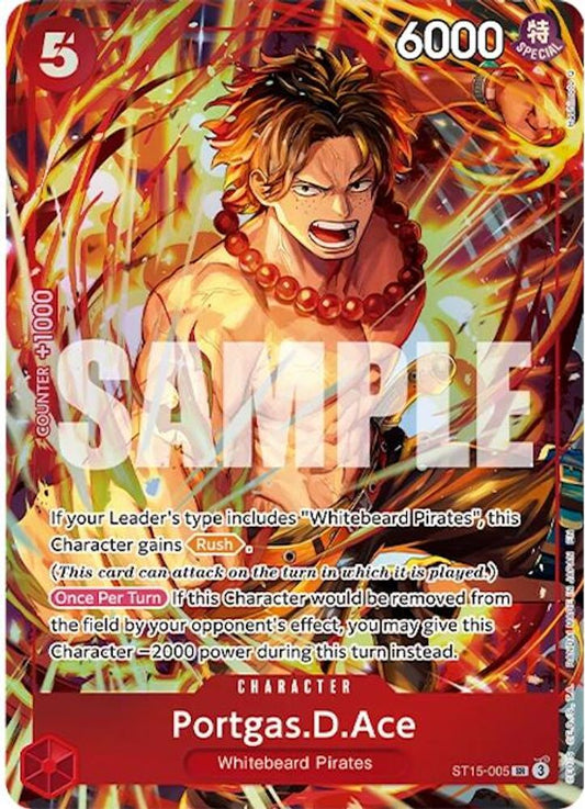 Portgas.D.Ace (Illustration Box Vol.5) (ST15-005) Foil