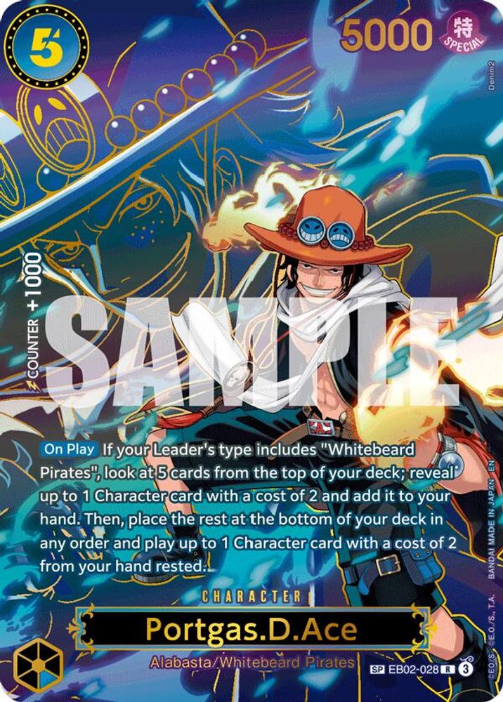 Portgas.D.Ace (SP) (EB02-028) Foil