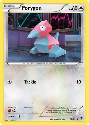 Porygon (72) Reverse Holofoil - Plasma Blast