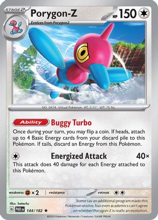 Porygon-Z (144) Holofoil - Paradox Rift