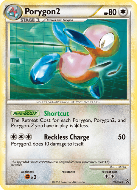 Porygon2 (HGSS23) Holofoil - Black Star Promos